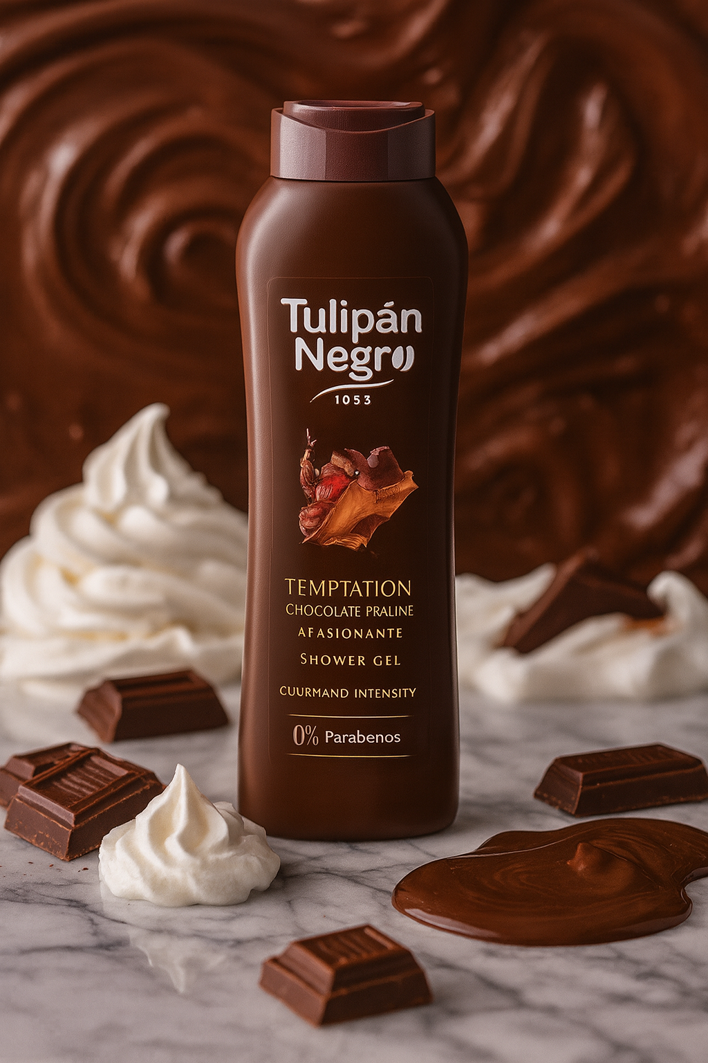 GEL DOUCHE CHOCOLAT PRALINE 650 ML