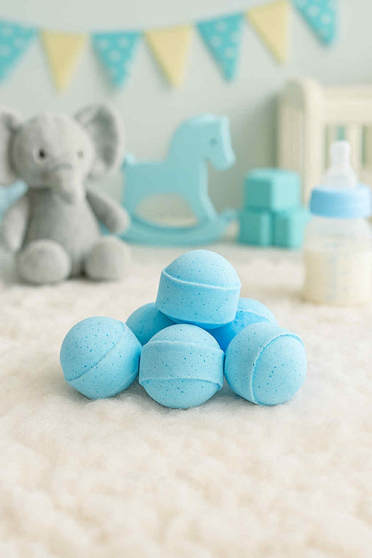 MINI BILLE DE BAIN POUDRE DE BEBE ( VENDU A L'UNITE )