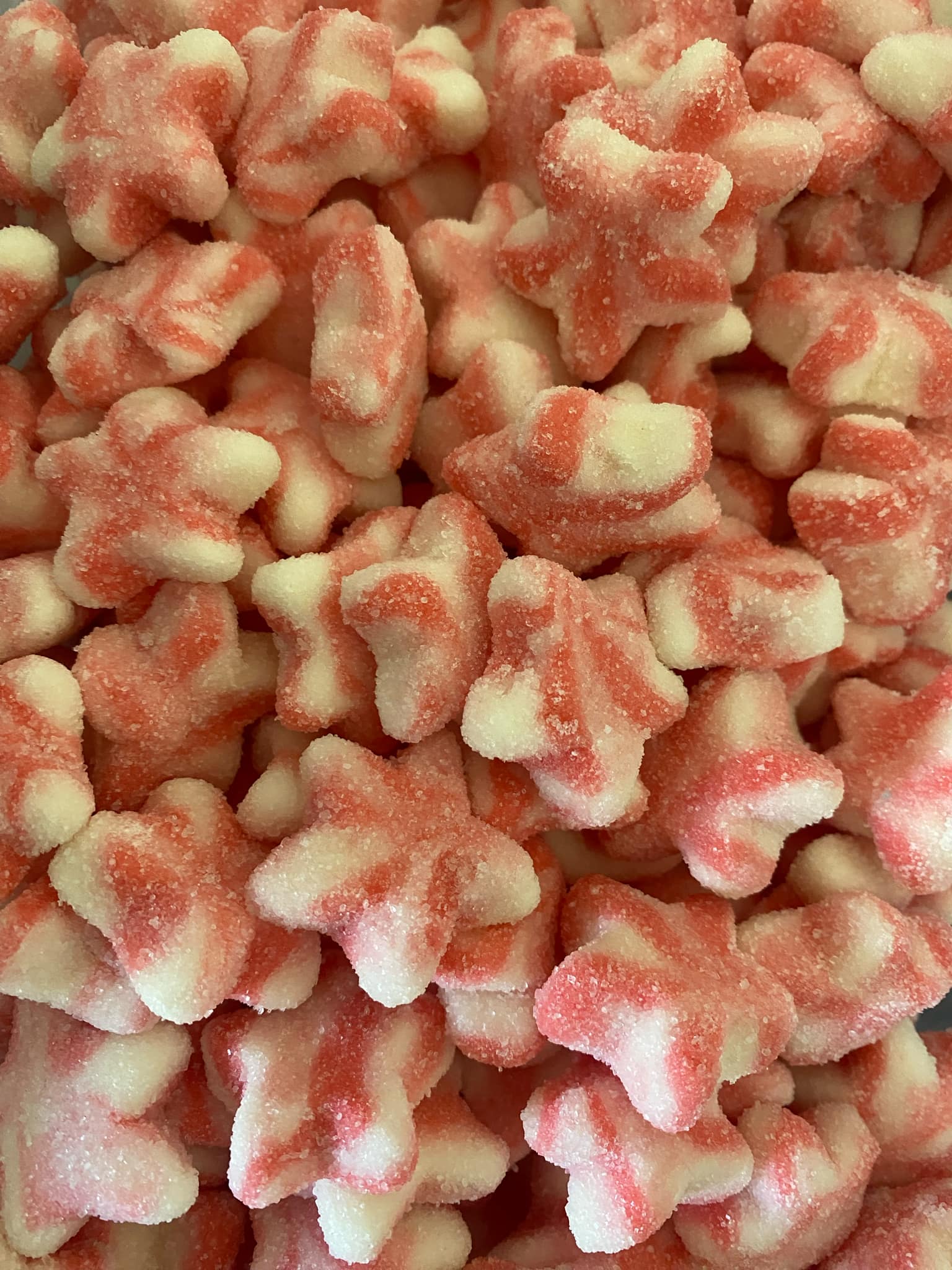 Etoiles fraise sucrée