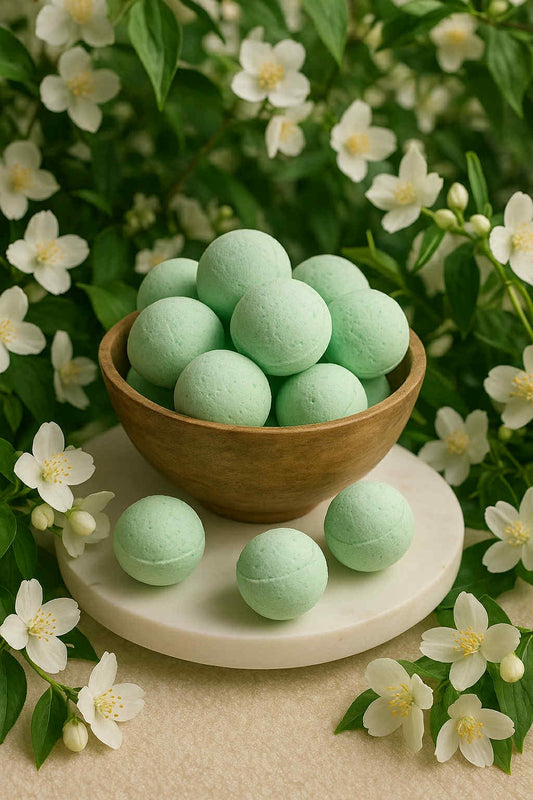 MINI BILLE DE BAIN JASMIN ( VENDU A L'UNITE )