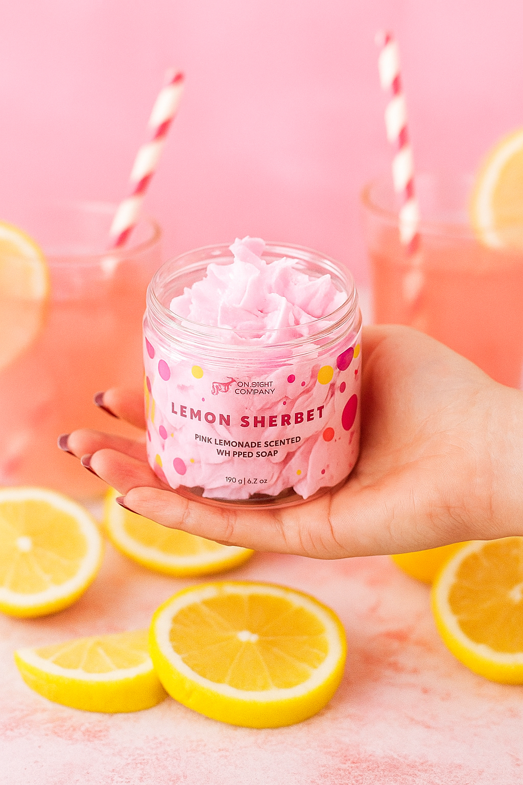 SAVON FOUETTE LIMONADE ROSE