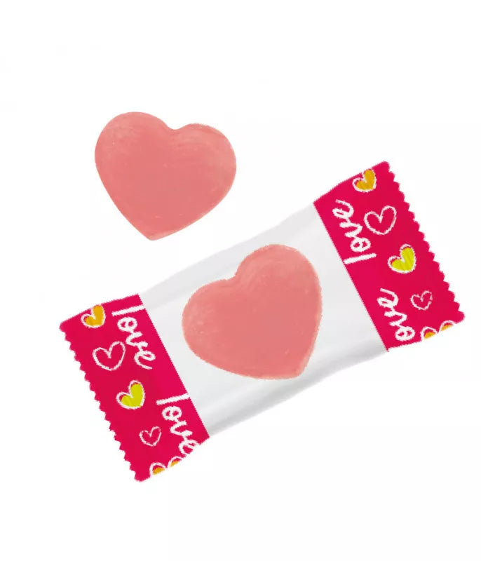Bonbon love Candies cerise