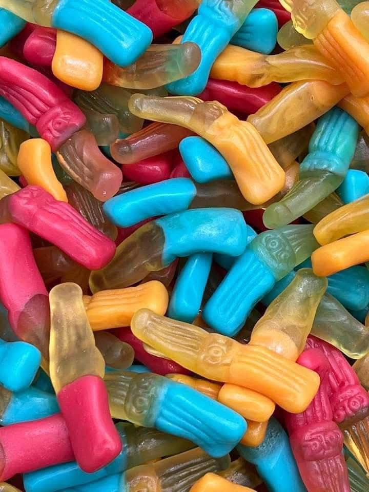 Bouteille lisse multicolors 100GRS
