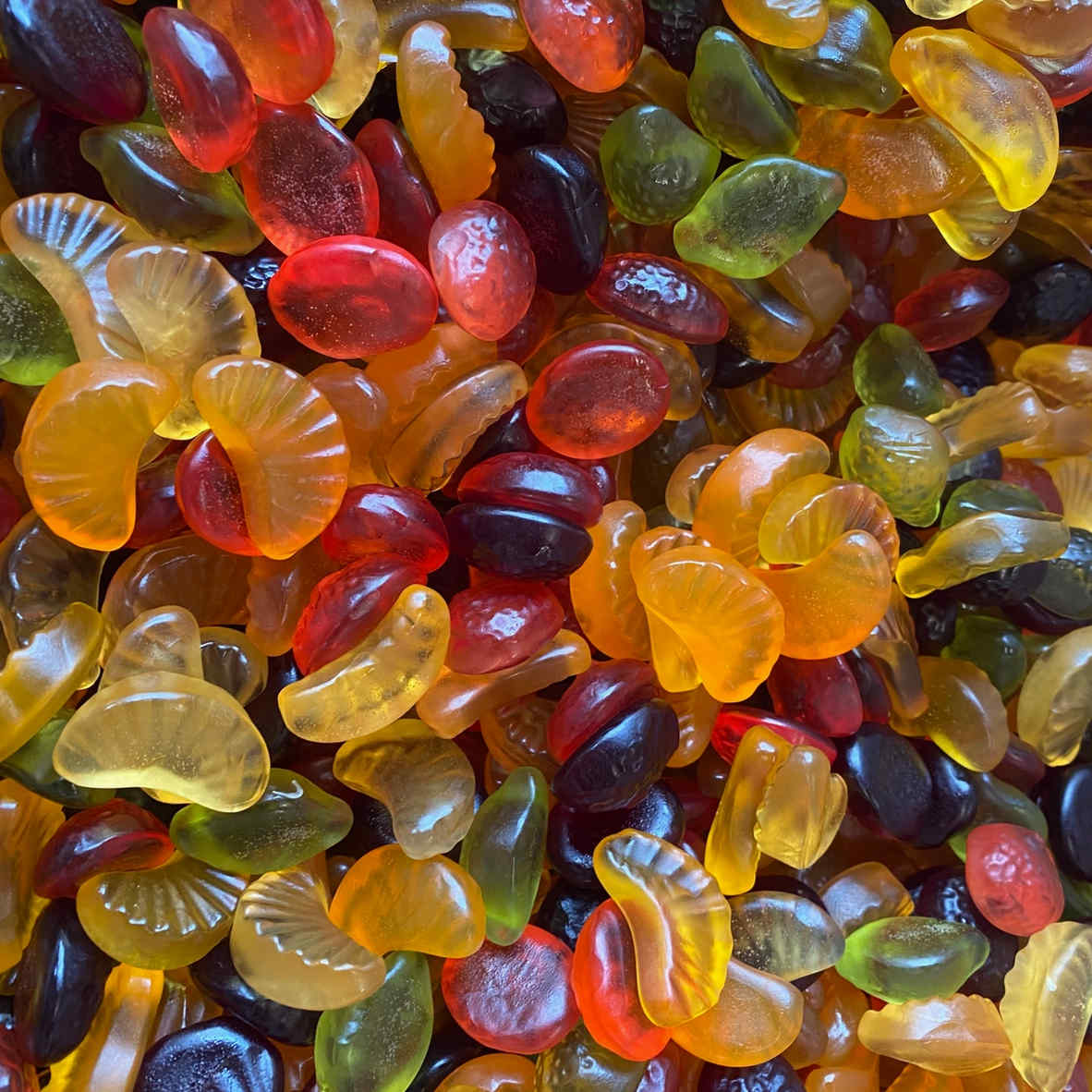 Bonbon gélifiés sans sucre aux fruits 100g