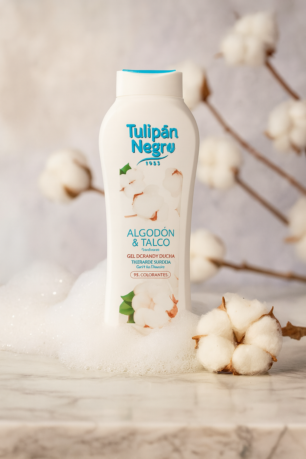 GEL DOUCHE COTON & TALC 650 ML