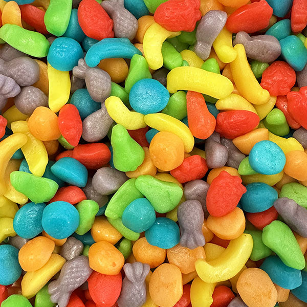 BONBON EN FORME DE FRUITS LISSE GELIFIE 100GRS