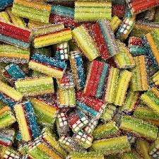 Briques Multicolores acidulés 100G