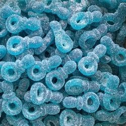 Tétines bleu framboise sucrées 100g