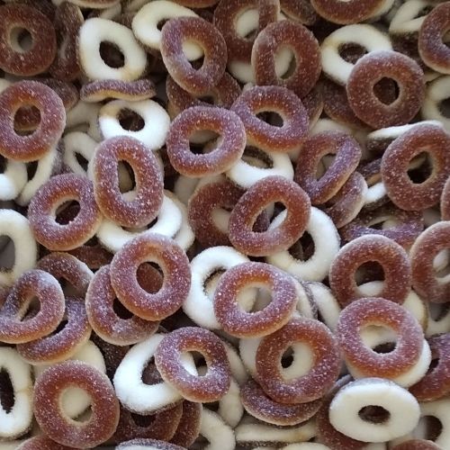 Anneaux Cola sucrés (100GRS)