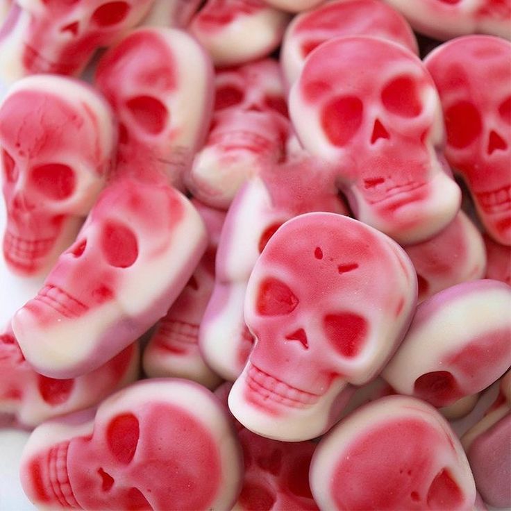 Têtes de morts fourrées 100g