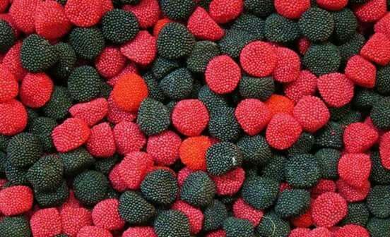 Mûres Perlées Rouge & Noir 100G